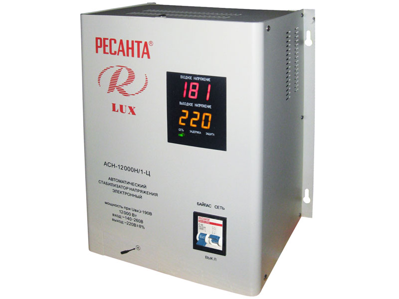 Стабилизатор напряжения Ресанта ACH-12000Н/1-Ц lux